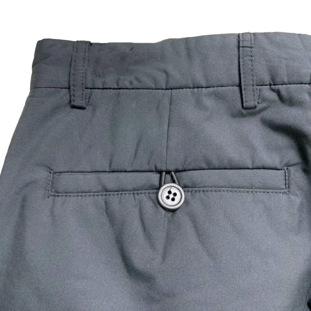 Retro Theory Gray Lightly Drawstring‎ Leg Snow Pants